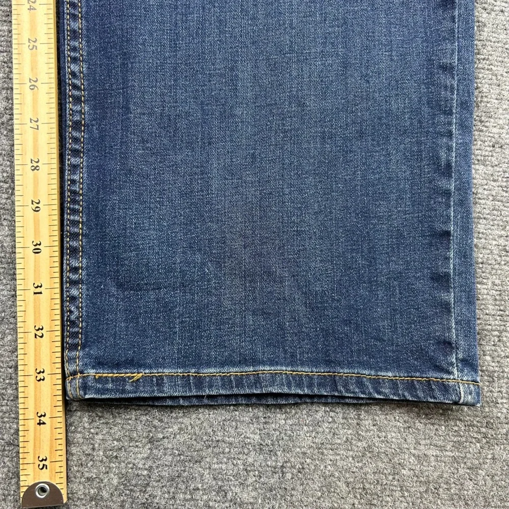 Levi's 559 Relaxed Straight Jeans Men 50x34 Dark Wash Stretch Blue Denim Pants